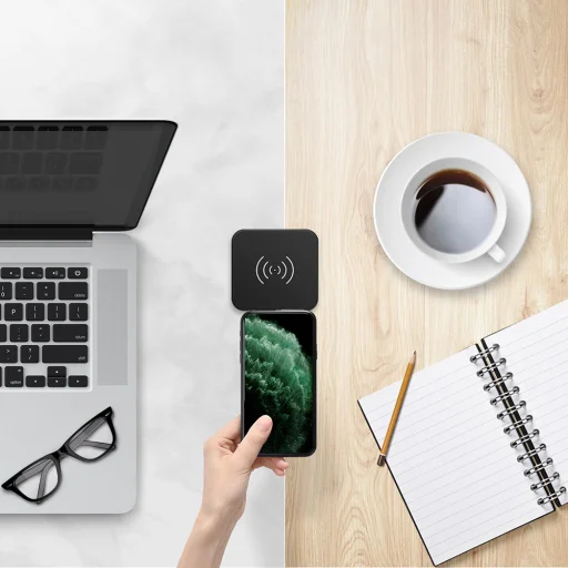 Choetech Qi 10W vezeték nélküli töltőkészlet + QC3.0 18W 3A fali töltő + USB - microUSB kábel 1,2m fekete - 5