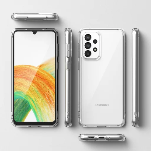 Samsung Galaxy A33 5G Ringke Fusion PC és TPU tok áttetsző - 9