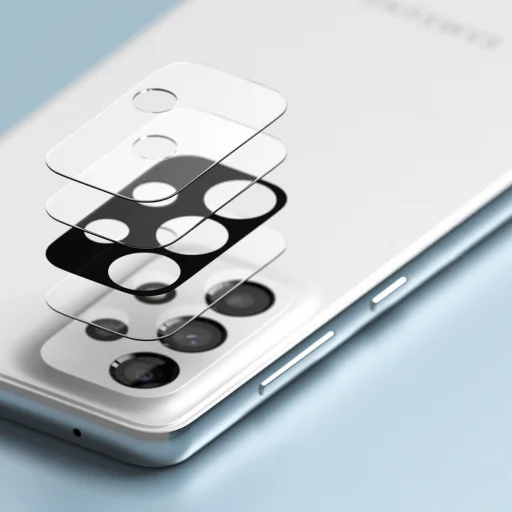 Samsung Galaxy A73 5G / A53 5G / A33 5G Ringke hátlapi kameralencse védő keret fekete - 3