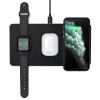 Satechi Trio vezeték nélküli töltőpad, töltőállomás fekete (Apple Watch, Airpods, iPhone) (ST-X3TWCPM) thumbnail