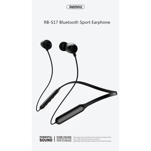 Remax S17 Sport Bluetooth fülhallgató piros - 5