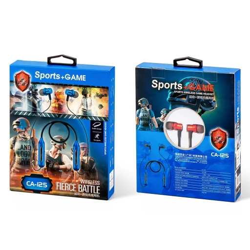 GJBY Vezeték nélküli Sport bluetooth fülhallgató piros (CA-125) futáshoz - 2