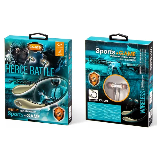 GJBY Vezeték nélküli Sport bluetooth fülhallgató arany (CA-129) - 5