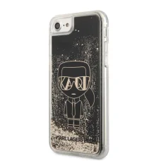 iPhone 7/8/SE 2020/SE 2022 Karl Lagerfeld Liquid Glitter Gatsby tok fekete (KLHCI8LGGKBK)