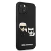 iPhone 13 Pro Max Karl Lagerfeld 3D Karl and Choupette tok fekete (KLHCP13X3DRKCK) thumbnail