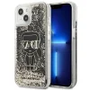iPhone 13 Karl Lagerfeld Liquid Glitter Gatsby tok fekete (KLHCP13MLGGKBK) thumbnail