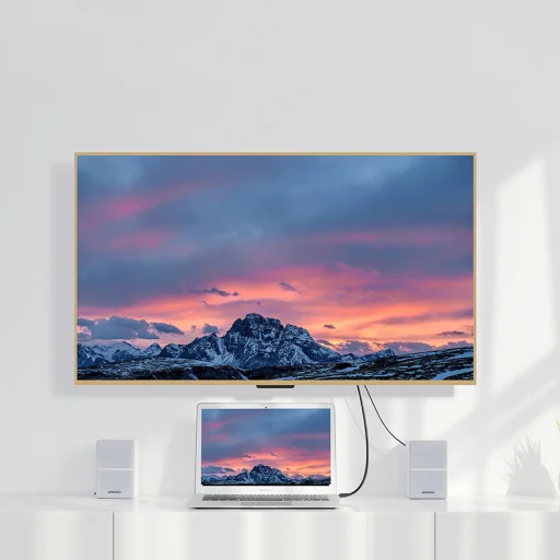 Ugreen átalakító adapter, konverter HDMI - VGA micro USB tápellátással 1.5m fekete (MM101) - 10