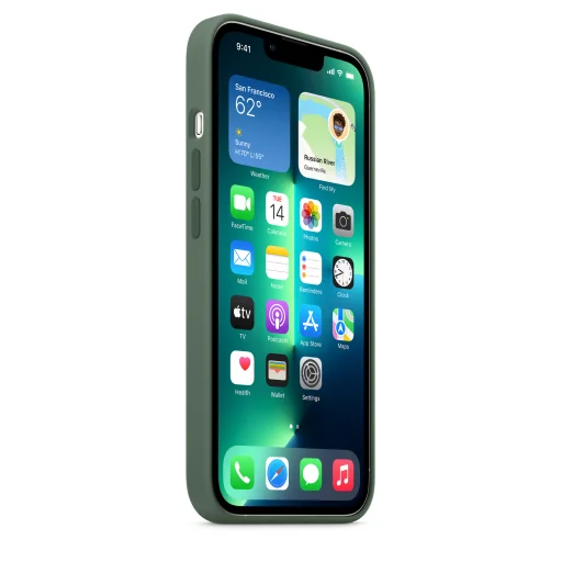 iPhone 13 Pro szilikontok eukaliptusz (MN673ZM/A) Apple gyári MagSafe-rögzítésű - 7