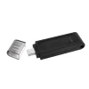 Kingston 64Gb, USB Type-C Pendrive DT70 Fekete thumbnail
