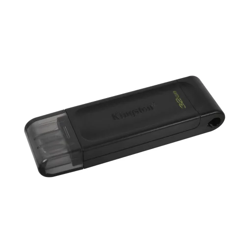 Kingston 64Gb, USB Type-C Pendrive DT70 Fekete - 4