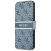 iPhone 13 Guess PU 4G Printed Stripe fliptok kék (GUBKP13M4GDBL) thumbnail