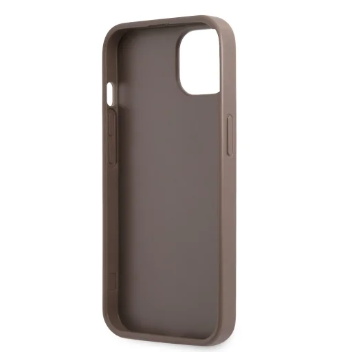 iPhone 13 Guess 4G Saffiano tok dupla kártyatartóval barna (GUHCP13MP4TPW) - 6