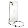 iPhone 13 Guess White Pearl tok karpánttal átlátszó (GUHCP13MKPSWH) - 8
