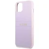 iPhone 13 Guess Saffiano Hot Stamp Metal logó lila (GUHCP13MPSASBPU) thumbnail