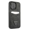 iPhone 13 Pro Guess 4G Saffiano kártyatartós fekete (GUHCP13LP4TPK) thumbnail