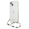 iPhone 13 Guess White Pearl tok karpánttal átlátszó (GUHCP13MKPSWH) - 1