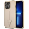 iPhone 13 Pro Guess Saffiano Triangle Logo bézs (GUHCP13LPSATLE)  thumbnail