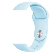 Apple Watch 4/5/6/7/8/SE/Ultra (42/44/45/49mm) szilikon óraszíj égkék színű Alphajack