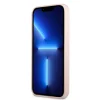 iPhone 13 Pro Max Guess Szilikon Line Triangle tok rózsaszín (GUHCP13XSLTGP) - 2