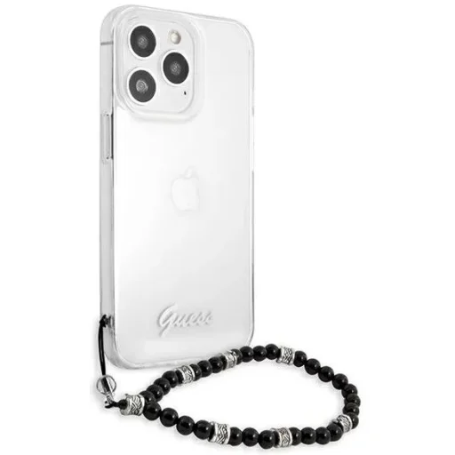 iPhone 13 Pro Guess Black Pearl tok karpánttal átlátszó (GUHCP13LKPSBK) - 6