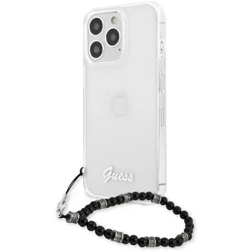iPhone 13 Pro Guess Black Pearl tok karpánttal átlátszó (GUHCP13LKPSBK) - 4