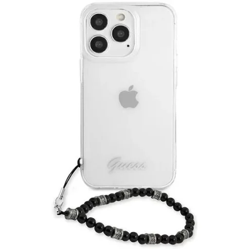 iPhone 13 Pro Guess Black Pearl tok karpánttal átlátszó (GUHCP13LKPSBK) - 2