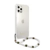 iPhone 12/12 Pro Guess White Pearl tok karpánttal átlátszó (GUHCP12MKPSWH) - 4
