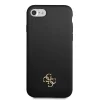 iPhone 7/8/SE 2020/SE 2022 Guess 4G Szilikon Metal Logo tok fekete (GUHCI8S4LK) - 2