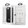 iPhone 7/8/SE 2020/SE 2022 Guess 4G Szilikon Metal Logo tok fekete (GUHCI8S4LK) - 3