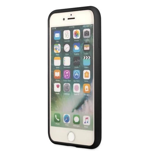 iPhone 7/8/SE 2020/SE 2022 Guess 4G Szilikon Metal Logo tok fekete (GUHCI8S4LK) - 6