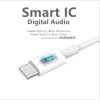USB Type C - 3.5mm jack TRS audio kábel hangerőszabályzóval 1m (DAC chip) thumbnail