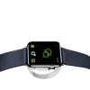 Apple Watch 1/2/3/4/5/6/SE USB okosóra vezeték nélküli QI töltő fehér thumbnail
