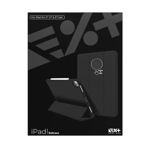 iPad Pro 11 Next One Rollcase tok Pencil tartóval fekete - 8
