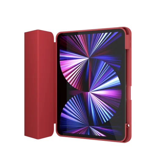 iPad Pro 11 Next One Rollcase tok Pencil tartóval piros - 6