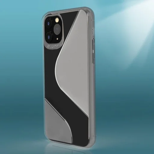 Huawei P40 Lite / Nova 7i / Nova 6 SE S-Case flexibilis TPU tok átlátszó fekete - 10