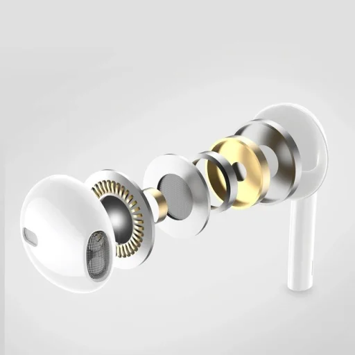 WK Design vezetékes fülhallgató lightning csatlakozóval fehér (Y19) - 7