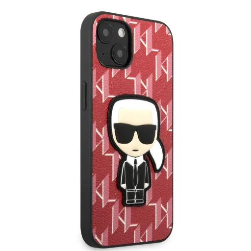 iPhone 13 Mini Karl Lagerfeld Monogram Ikonik tok piros (KLHCP13SPMNIKPI) - 6