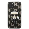 iPhone 13 Mini Karl Lagerfeld Monogram Ikonik tok fekete (KLHCP13SPMNIKBK) - 2