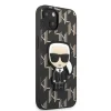 iPhone 13 Mini Karl Lagerfeld Monogram Ikonik tok fekete (KLHCP13SPMNIKBK) - 3