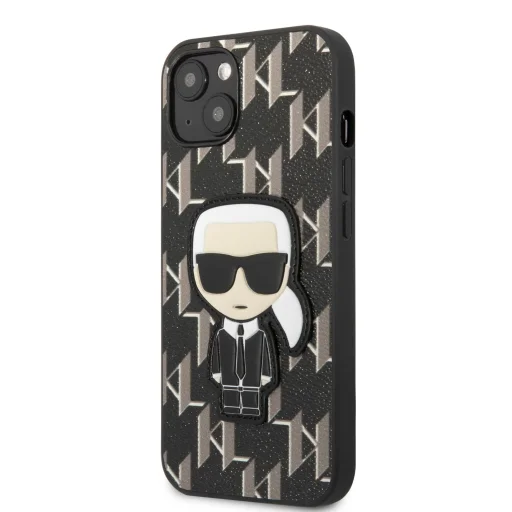 iPhone 13 Mini Karl Lagerfeld Monogram Ikonik tok fekete (KLHCP13SPMNIKBK) - 1