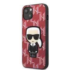 iPhone 13 Mini Karl Lagerfeld Monogram Ikonik tok piros (KLHCP13SPMNIKPI)