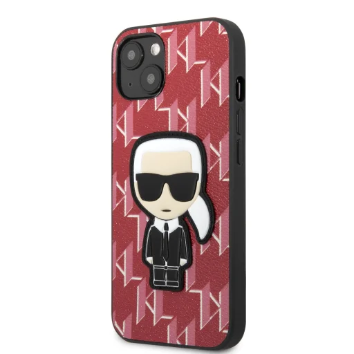 iPhone 13 Mini Karl Lagerfeld Monogram Ikonik tok piros (KLHCP13SPMNIKPI) - 1