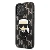 iPhone 13 Pro Karl Lagerfeld Monogram Ikonik tok fekete (KLHCP13LPMNIKBK) - 6