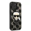 iPhone 13 Pro Karl Lagerfeld Monogram Ikonik tok fekete (KLHCP13LPMNIKBK) - 4