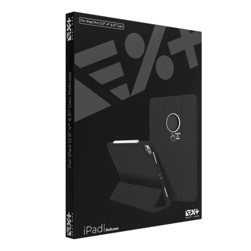 iPad Pro 12.9 Next One Rollcase tok Pencil tartóval fekete - 8
