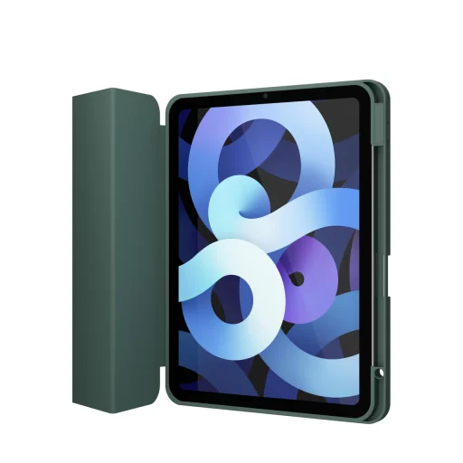 iPad 10.9 Next One Rollcase tok Pencil tartóval levélzöld - 10