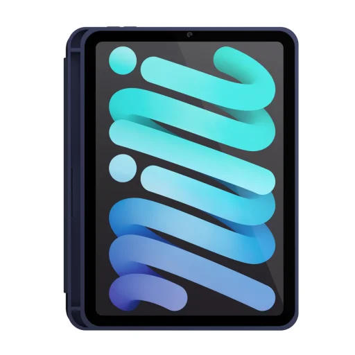 iPad mini 6 2021 Next One Rollcase tok Pencil tartóval királykék - 4