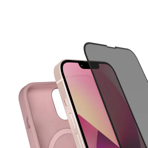 iPhone 13/13 Pro/14 Next One All Rounder Privacy Screen Protector kijelzővédő üvegfólia - 5