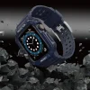 Apple Watch 4/5/6/7/8/SE (42/44/45mm) Rugged Armor óraszíj és tok kék thumbnail