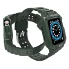 Apple Watch 4/5/6/7/8/SE (42/44/45mm) Rugged Armor óraszíj és tok zöld thumbnail